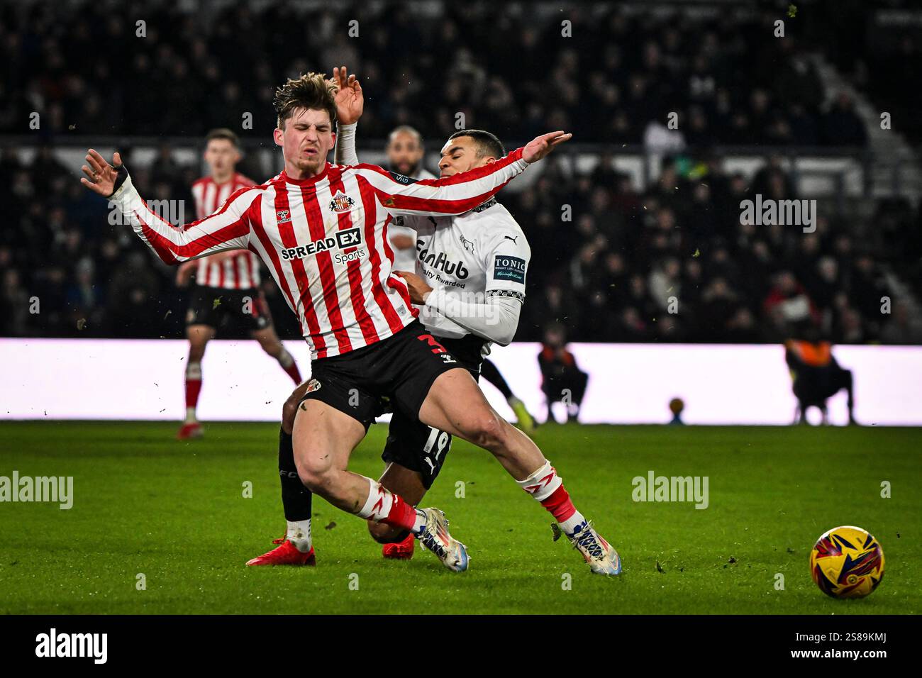 21st January 2025; Pride Park, Derby, Derbyshire, England; EFL