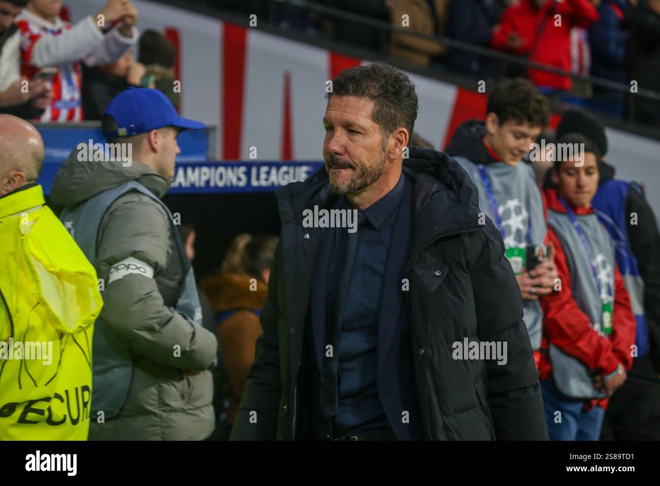Madrid, Spain, 21th January, 2025: Atletico Madrid manager Diego Pablo