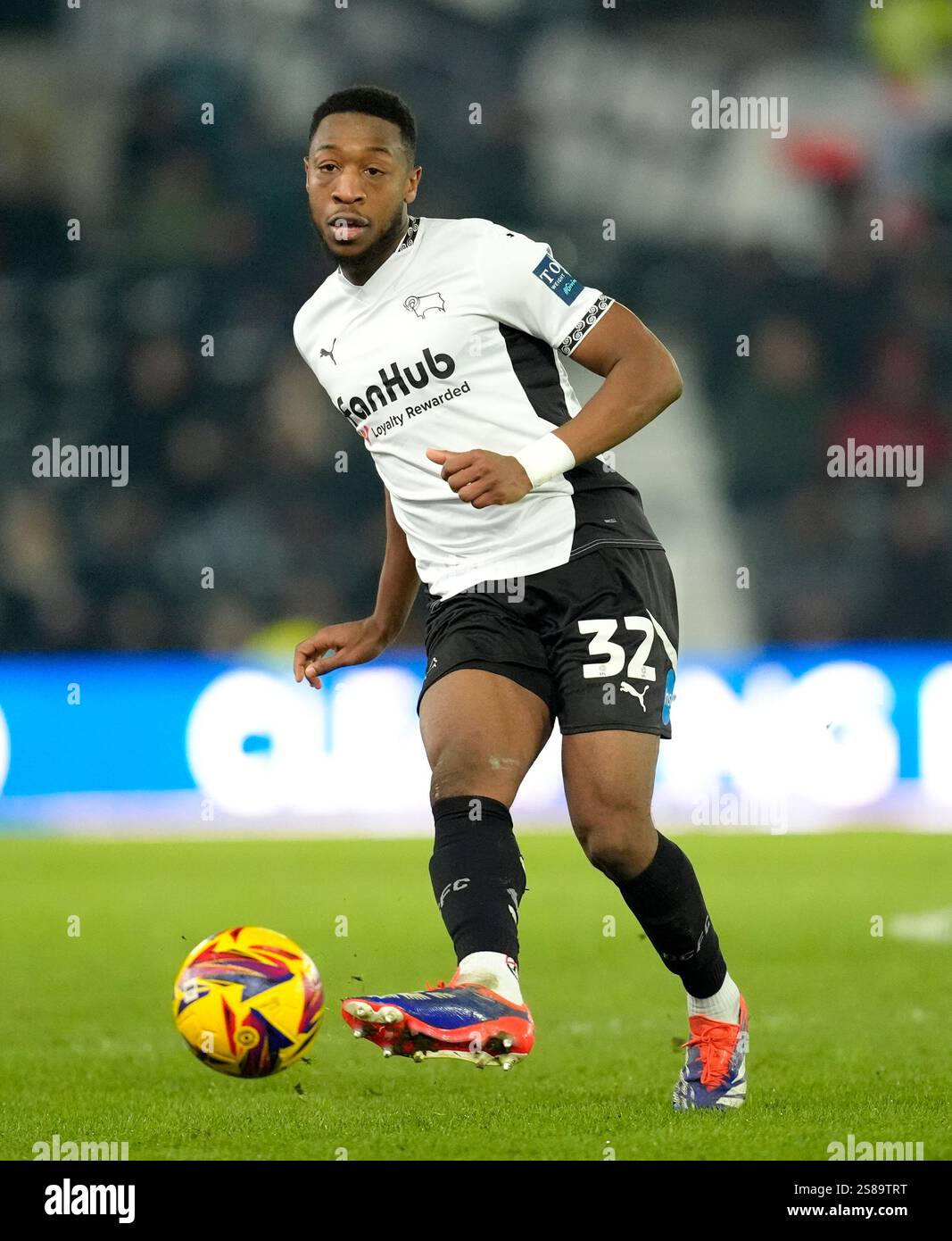 Derby County's Ebou Adams during the Sky Bet Championship match at