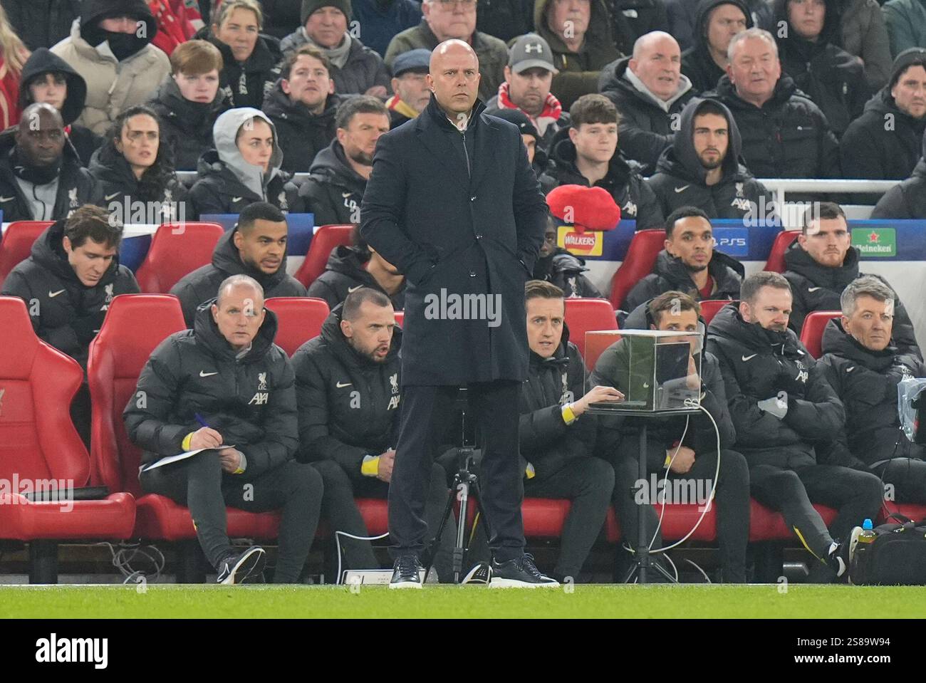 21st January 2025; Anfield, Liverpool, Merseyside, England; Champions