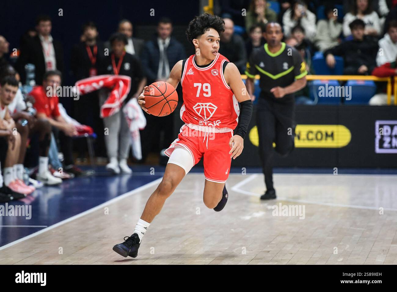 Paris, France. 21st Jan, 2025. Cholet's Aaron Towo-Nansi of Antoine ...