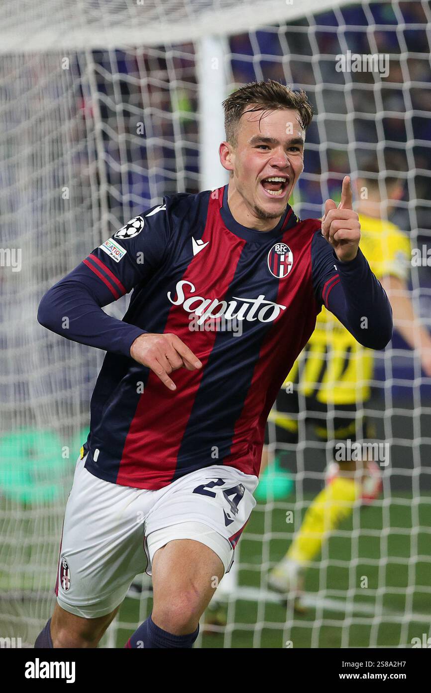 21st January 2025; Stadio Renato Dall Ara, Bologna, Italy, UEFA ...