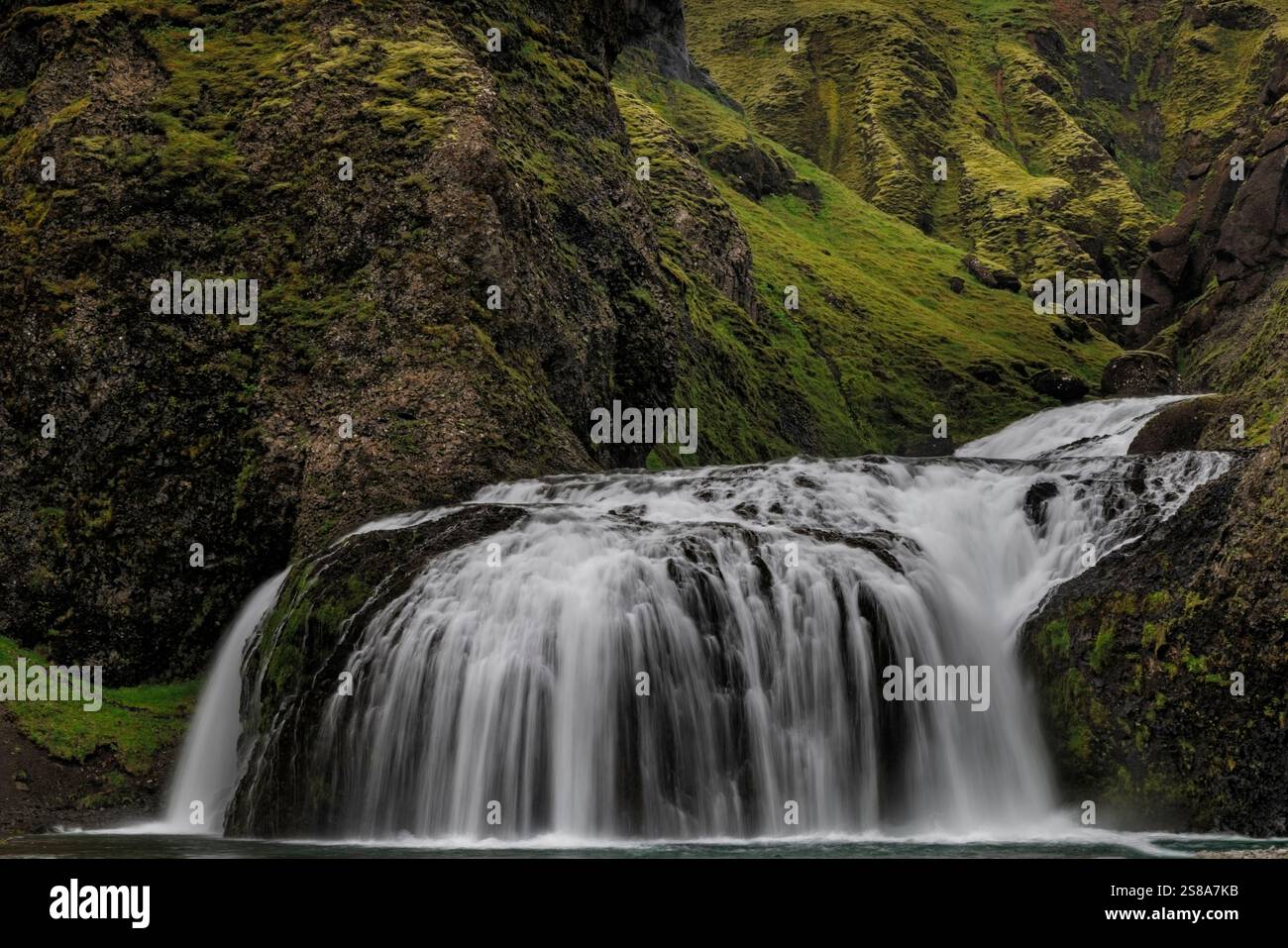 kirkjub-jarklaustur-waterfall-hi-res-stock-photography-and-images-alamy