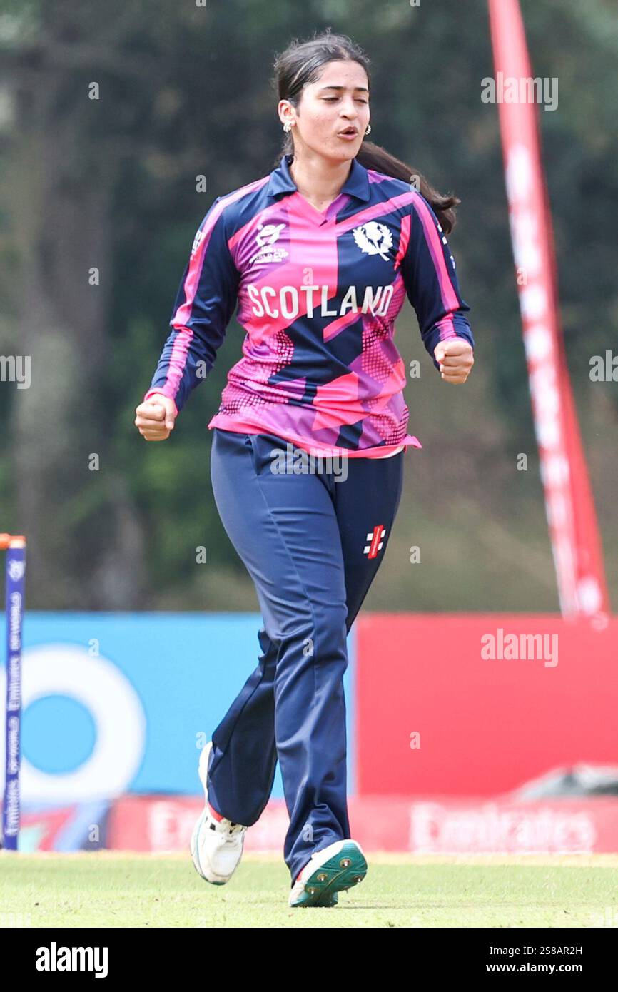 BANGI, JANUARY 22 Nayma Sheikh of Scotland cduring the Group D match