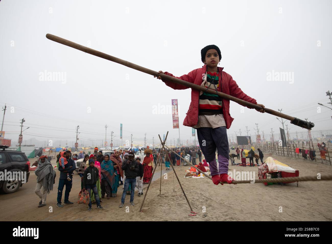 Images of sadhus at the Maha Kumbh Mela 2025 in Prayagraj (Allahabad