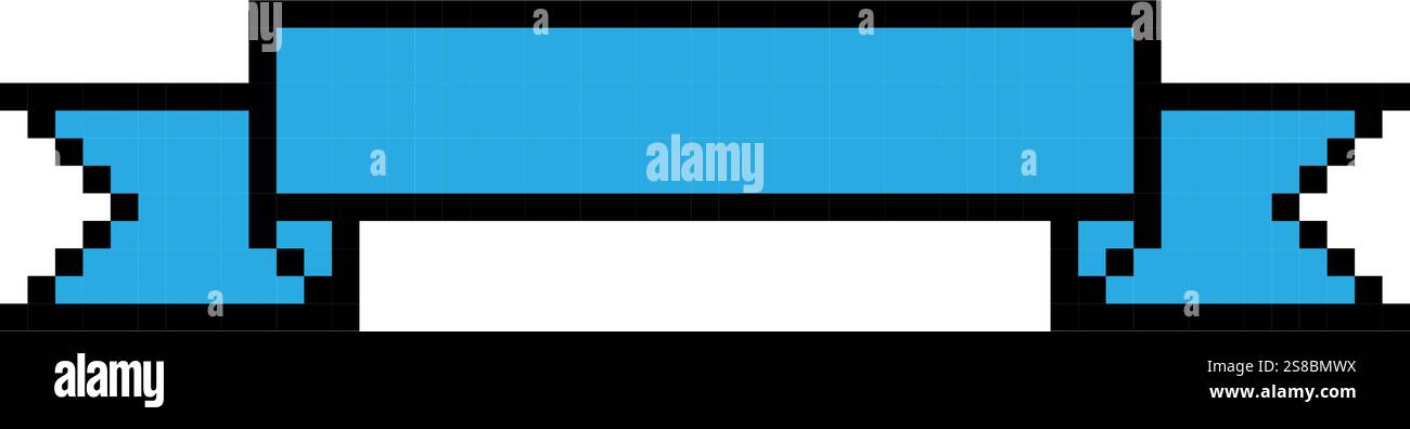 Pixel ribbon icon simple design Stock Vector Image & Art - Alamy