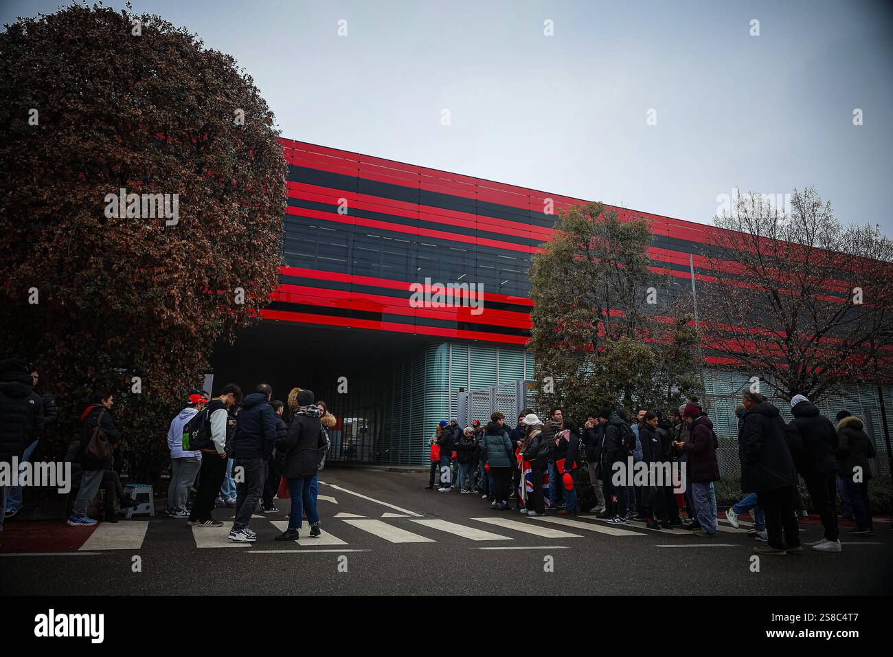 Ferrari Supporters Fiorano, Italy. 21st Jan, 2025. Ferrari supporters for the first time ...