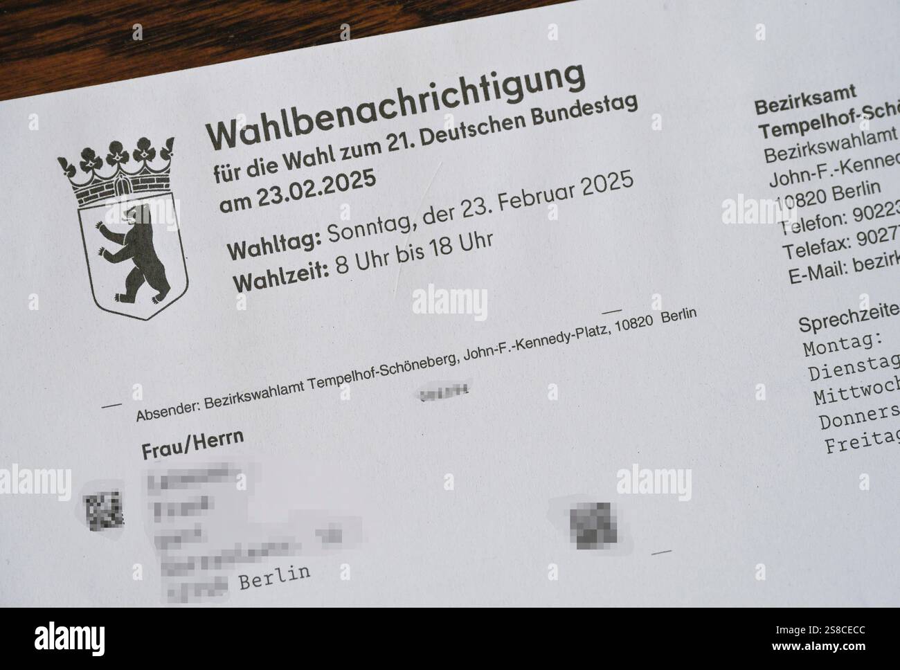 braucht man zum wählen die wahlbenachrichtigung