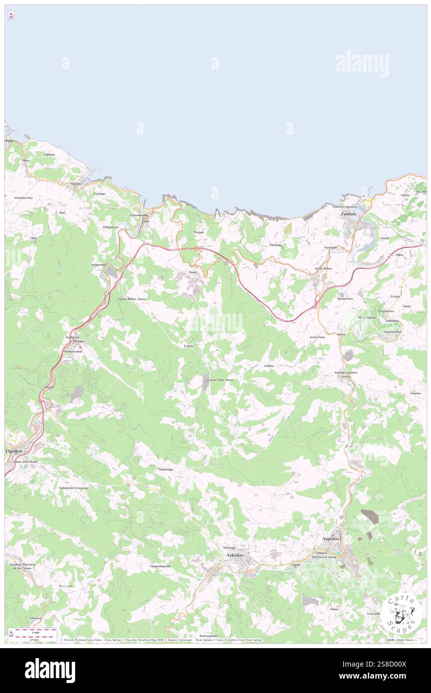 Rio Deva, Gipuzkoa, ES, Spain, Basque Country, N 43 18' 1'', S 2 21' 19 ...