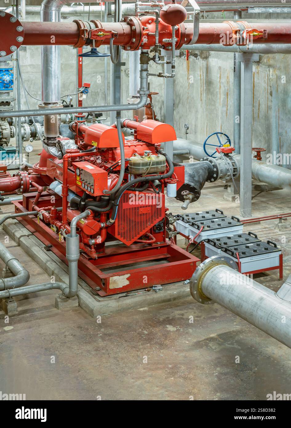Bangkok,Thailand - 17 Nov, 2024 - Fire protection system of Condominium ...