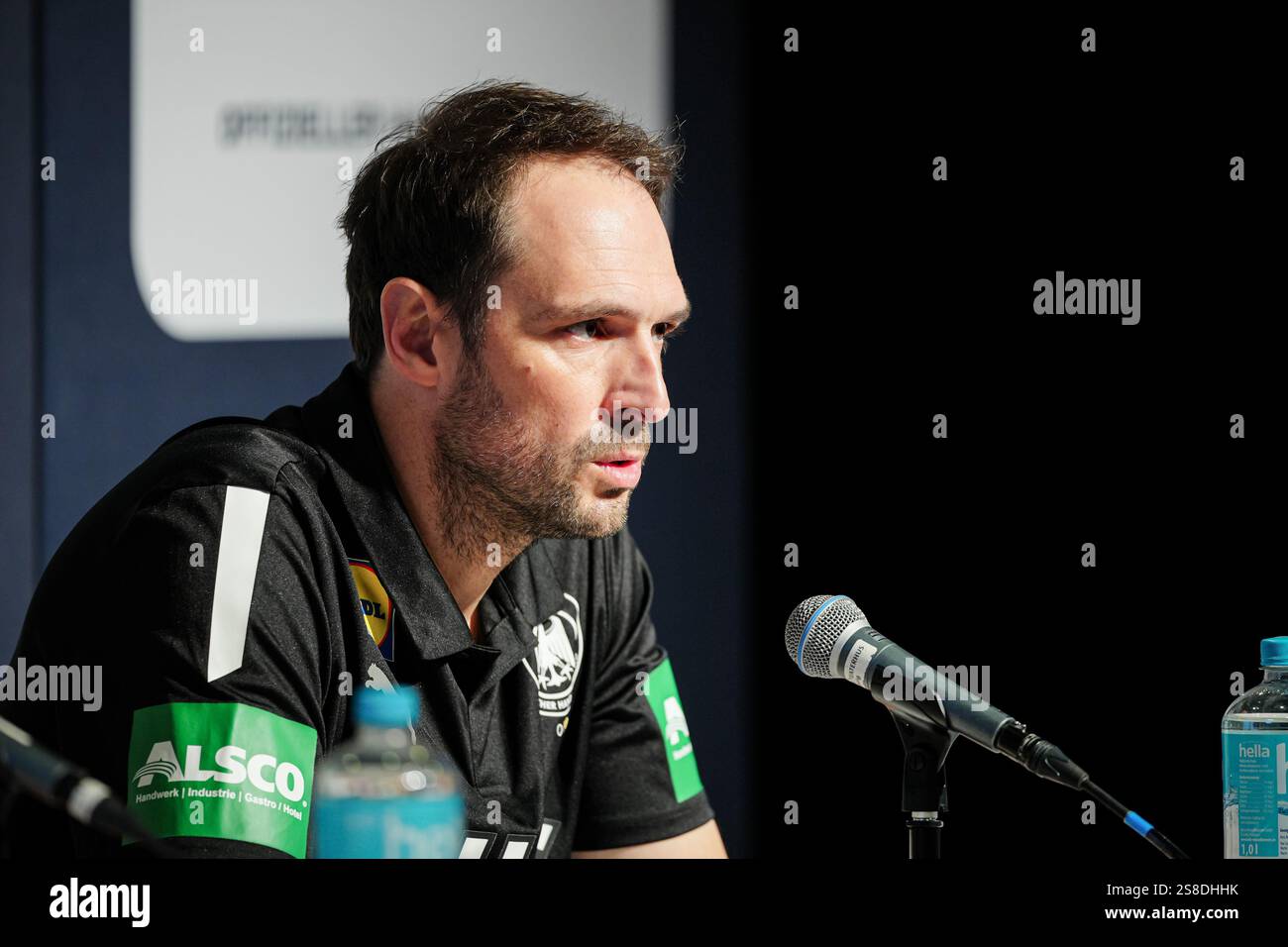 Benjamin Hatton Benjamin Chatton (Deutschland, Manager) DEN, Pressekonferenz ...