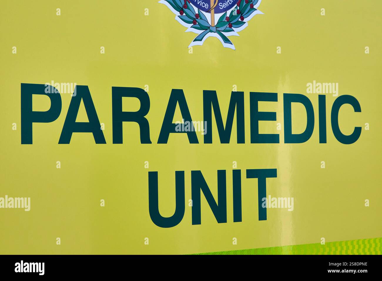 paramedic unit of the irish national ambulance service dublin republic of ireland Stock Photo