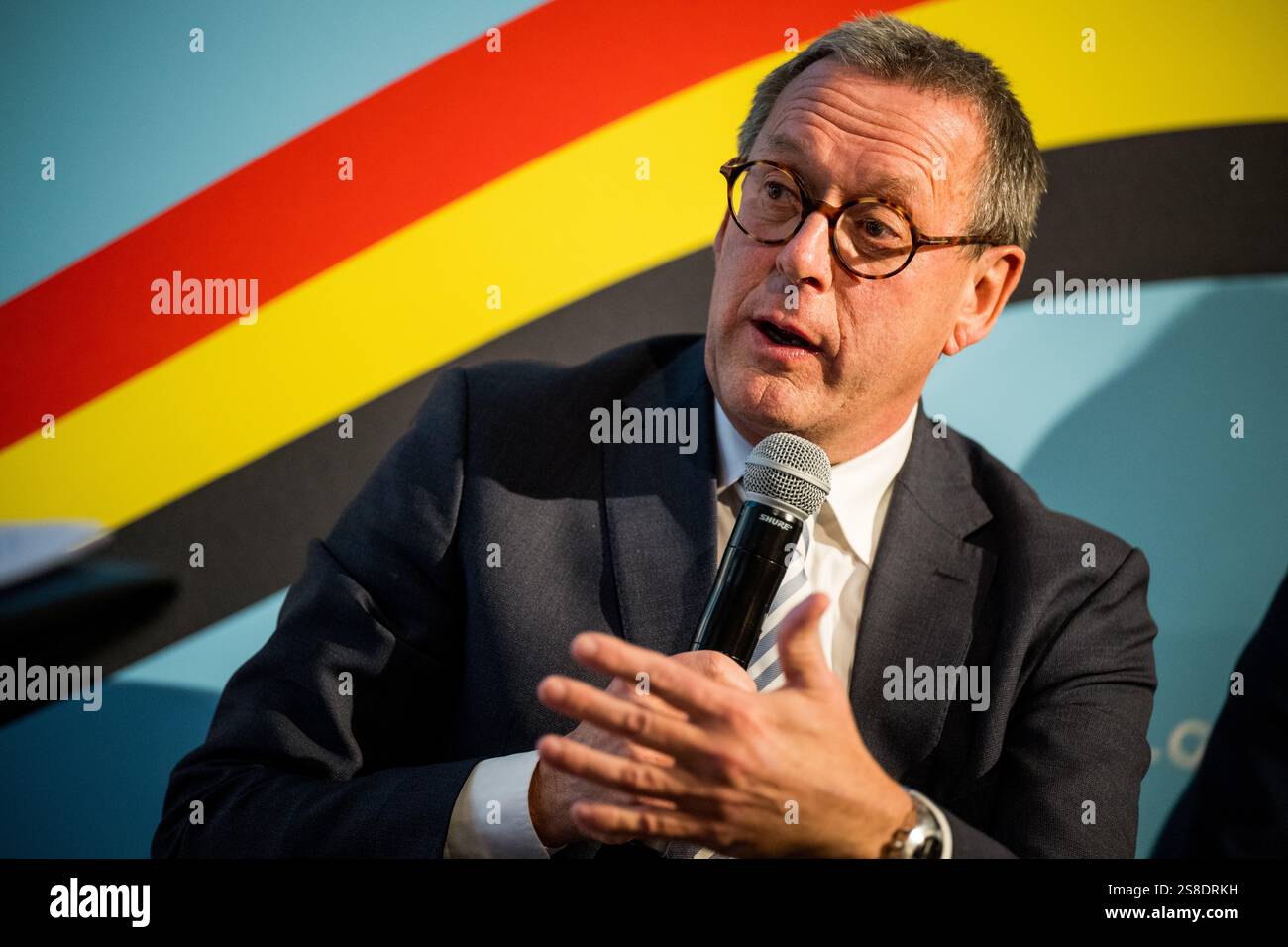 Davos, Switzerland. 22nd Jan, 2025. Fluxys CEO Pascal De Buck pictured ...