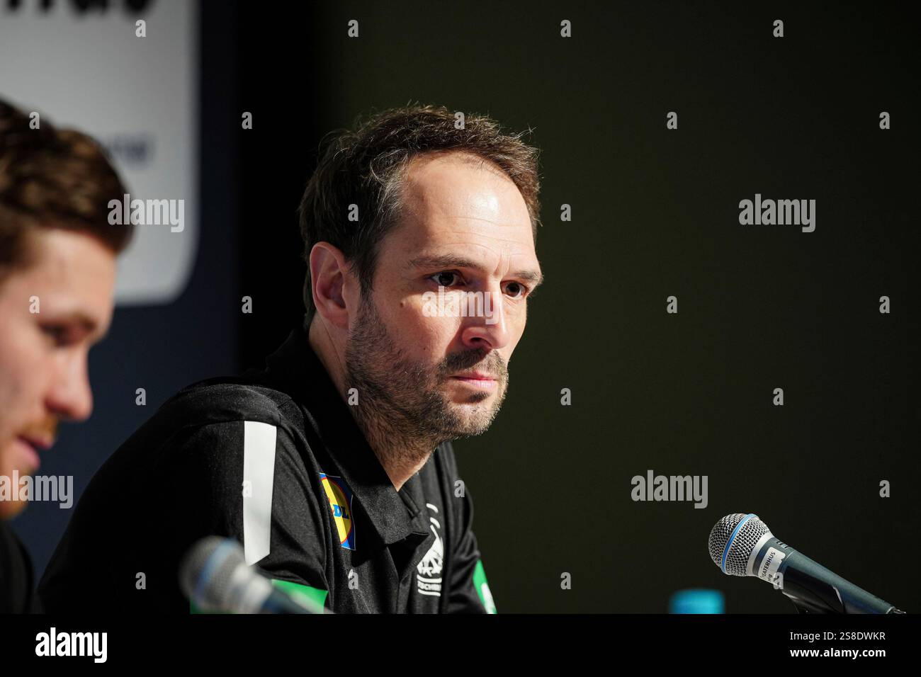 Benjamin Hatton Benjamin Chatton (Deutschland, Manager) DEN, Pressekonferenz ...