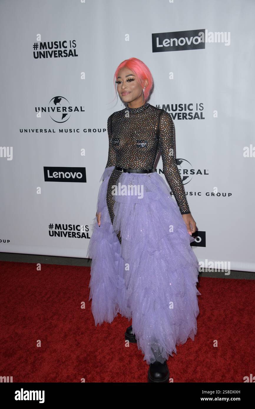 Maya B attend the Universal Music Group's 2020 Grammy after party