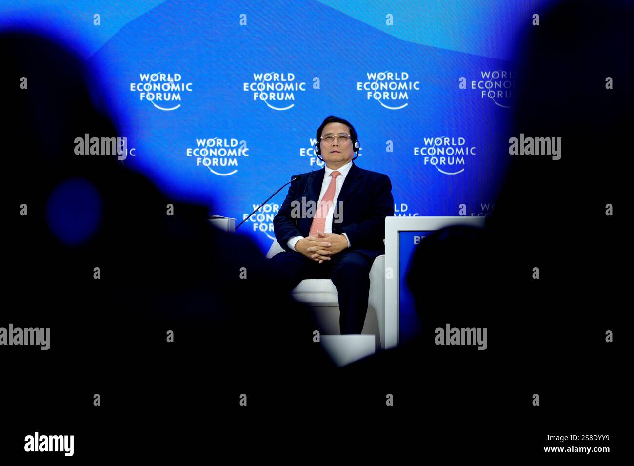 Vietnamese Prime Minister Pham Minh Chinh speaks the Annual Meeting of World Economic Forum in
