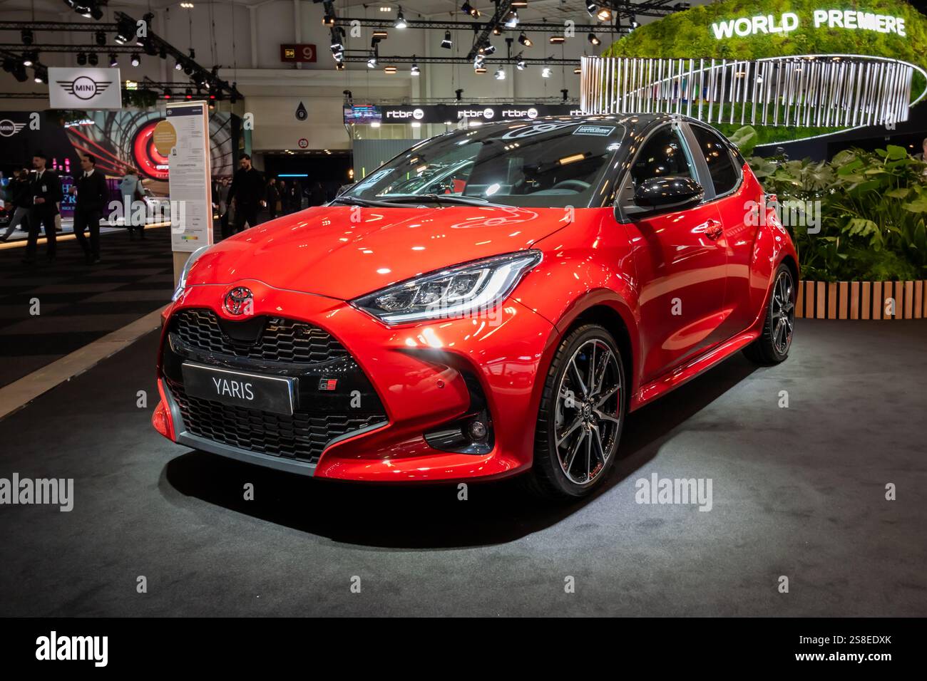 Toyota GR Yaris (2025) car at the Brussels Motor Show. Brussels ...