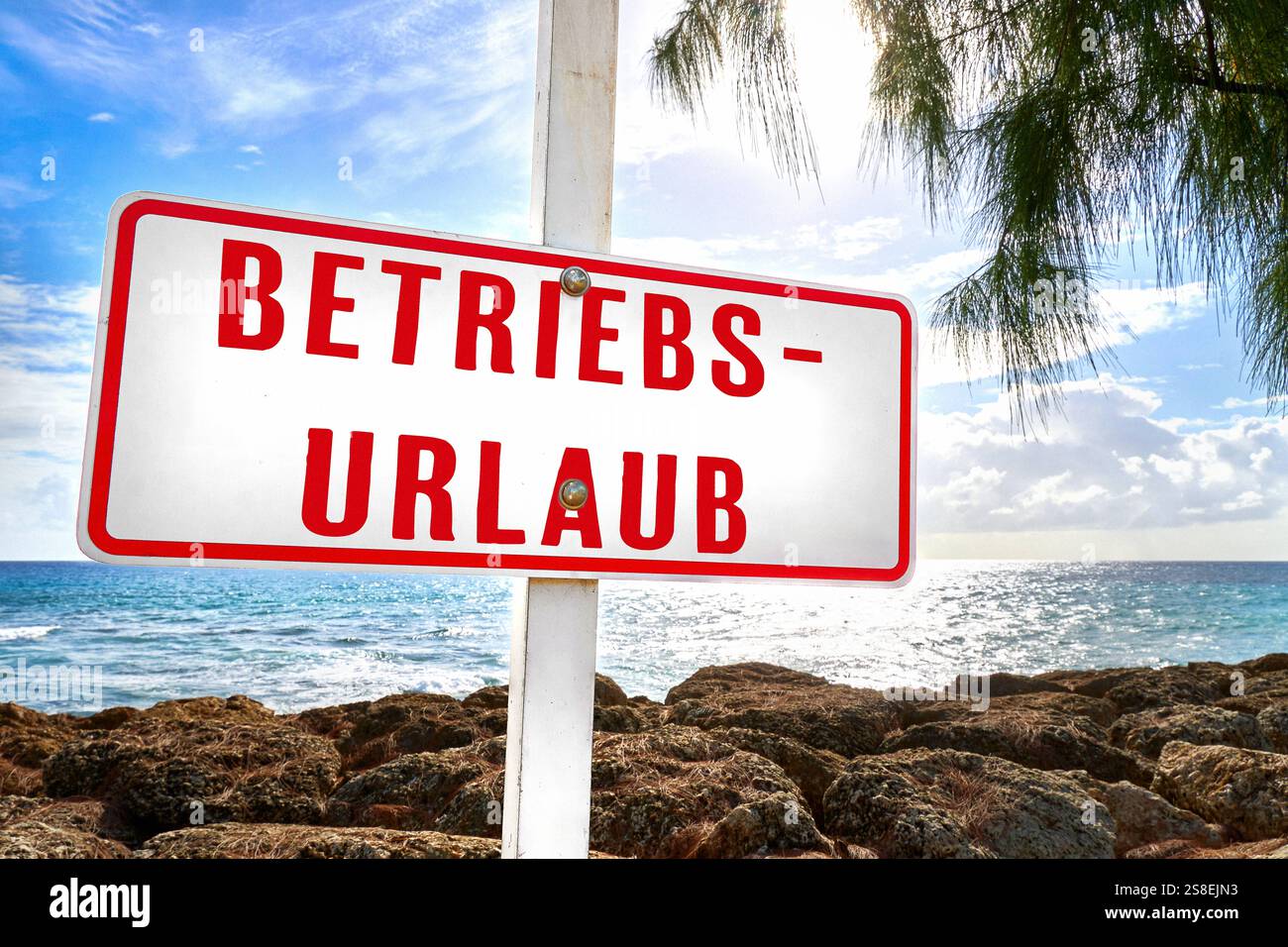 Bavaria Germany January 22 2025 COMPANY HOLIDAY A Sign With The bavaria-germany-january-22-2025-company-holiday-a-sign-with-the