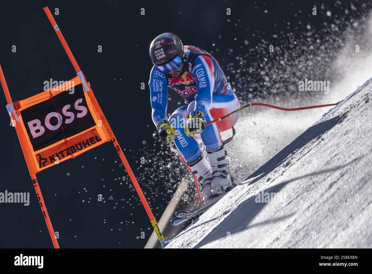 KITZBUEHEL, AUSTRIA JANUARY 22 Matthieu Bailet of France during Audi