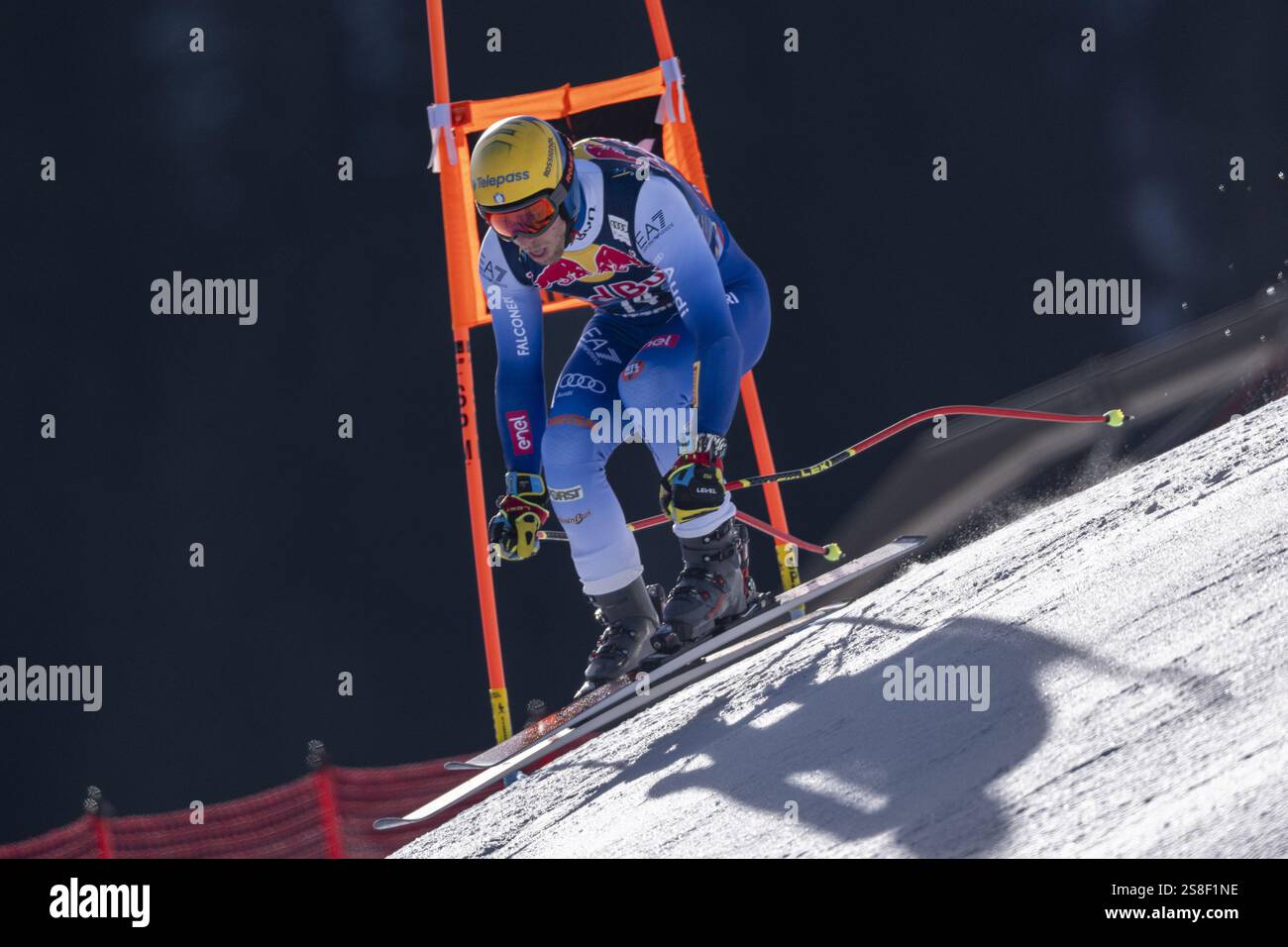 KITZBUEHEL, AUSTRIA JANUARY 22 Mattia Casse of Italy during Audi FIS Alpine Ski World Cup