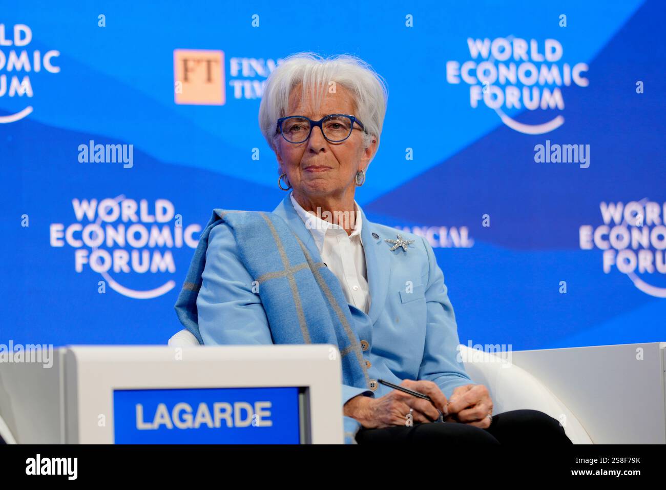 ECP President Christine Lagarde attends the Annual Meeting of World ...