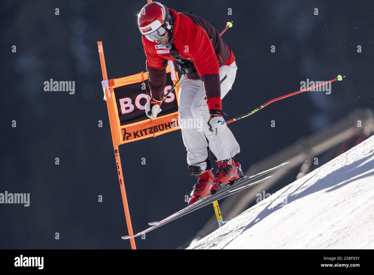 KITZBUEHEL, AUSTRIA JANUARY 22 Joachim Puchner of Austria during