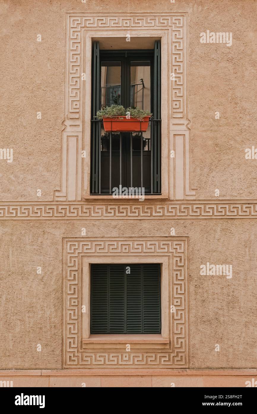 Spain Element Building A building in Segovia, Spain, featuring Moorish-style design elements ...