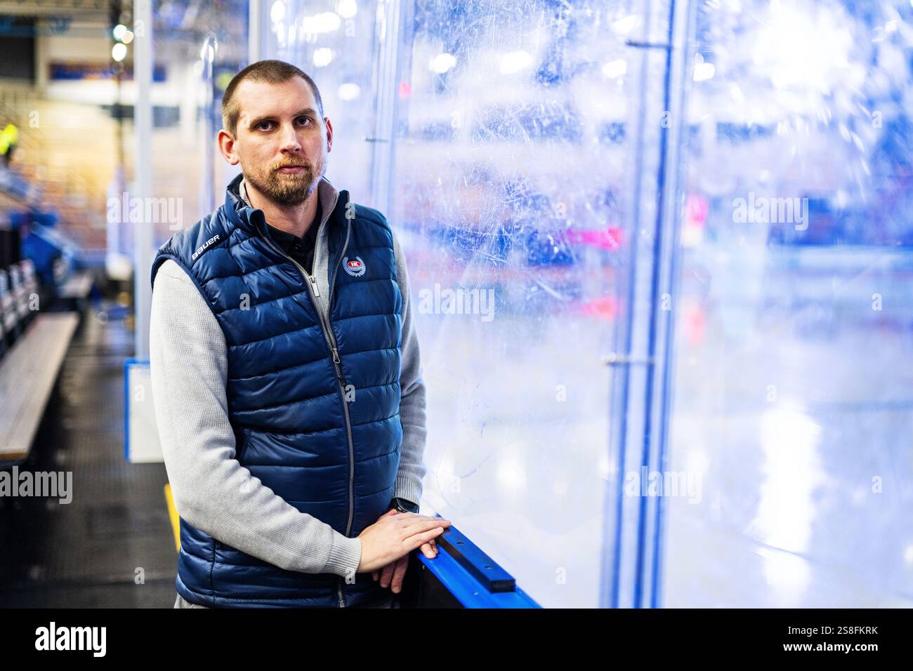 Oskarshamn, Sverige. 22nd Jan, 2025. 250122 Oskarshamns sportchef Arsi ...