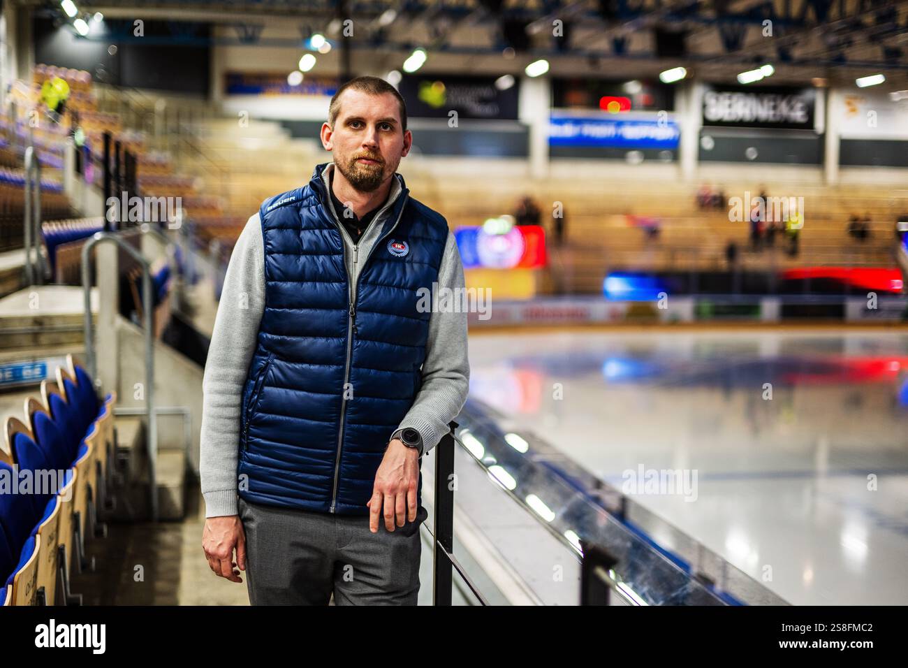 Oskarshamn, Sverige. 22nd Jan, 2025. 250122 Oskarshamns sportchef Arsi ...