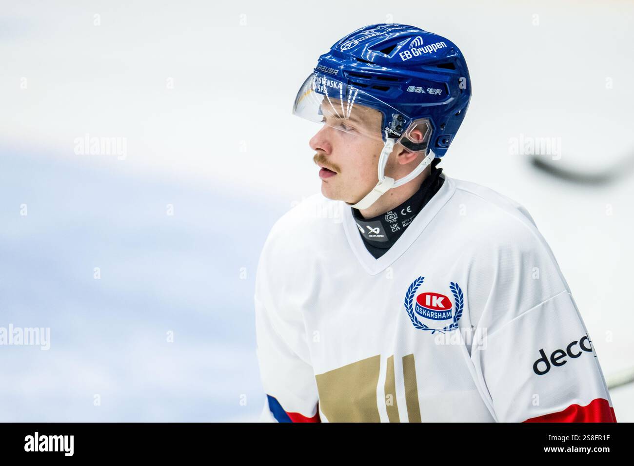 Oskarshamn, Sverige. 22nd Jan, 2025. 250122 Oskarshamns Sören Dietz ...