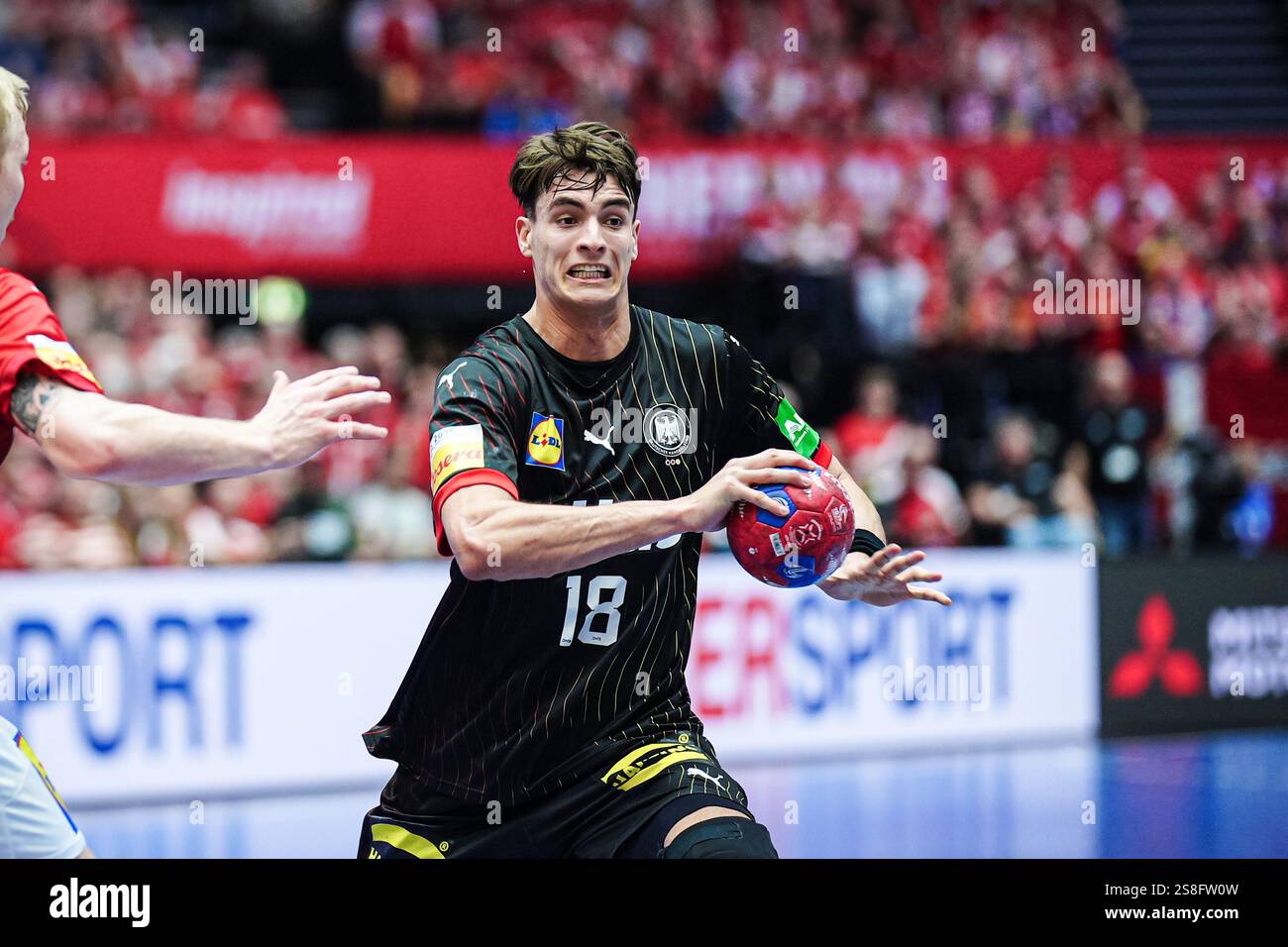 Julian Koester (Deutschland, #18) DEN, Daenemark vs. Deutschland ...