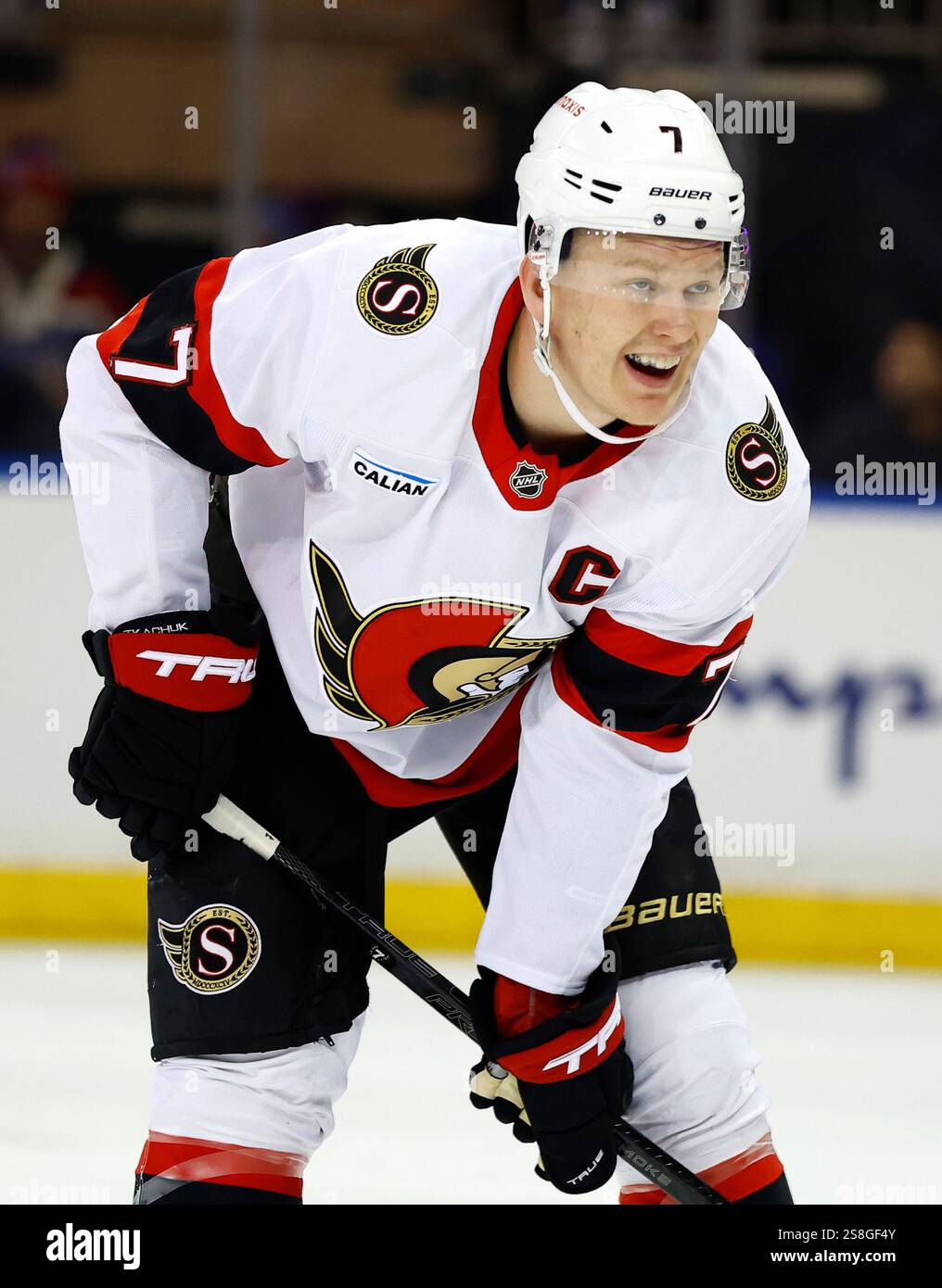 Ottawa Senators left wing Brady Tkachuk (7) during the second period of ...