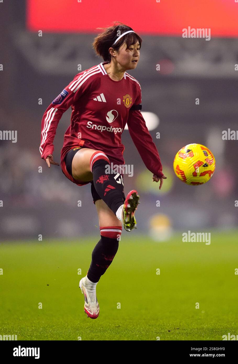 Manchester United's Hinata Miyazawa during the Subway Women's League