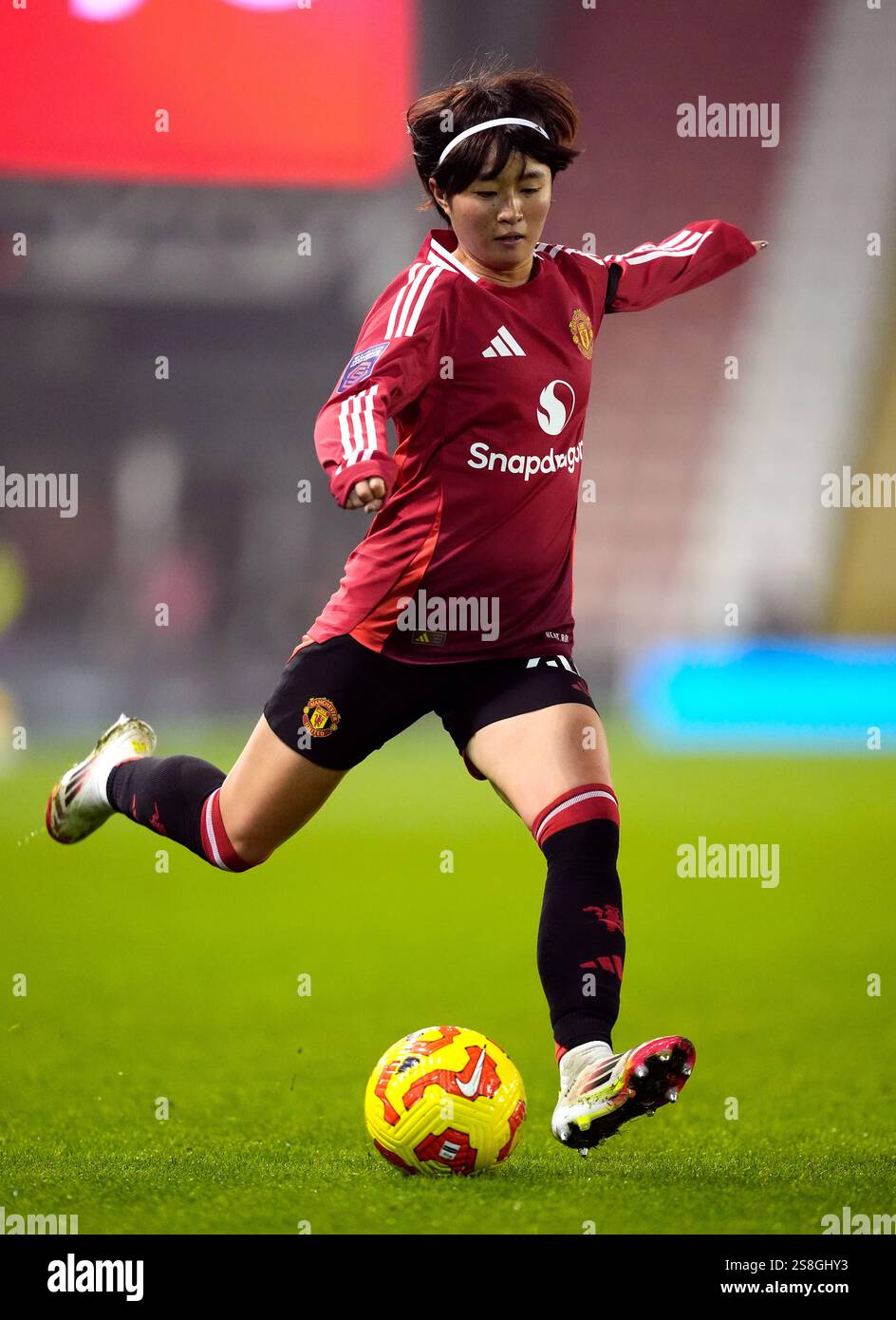 Manchester United's Hinata Miyazawa during the Subway Women's League