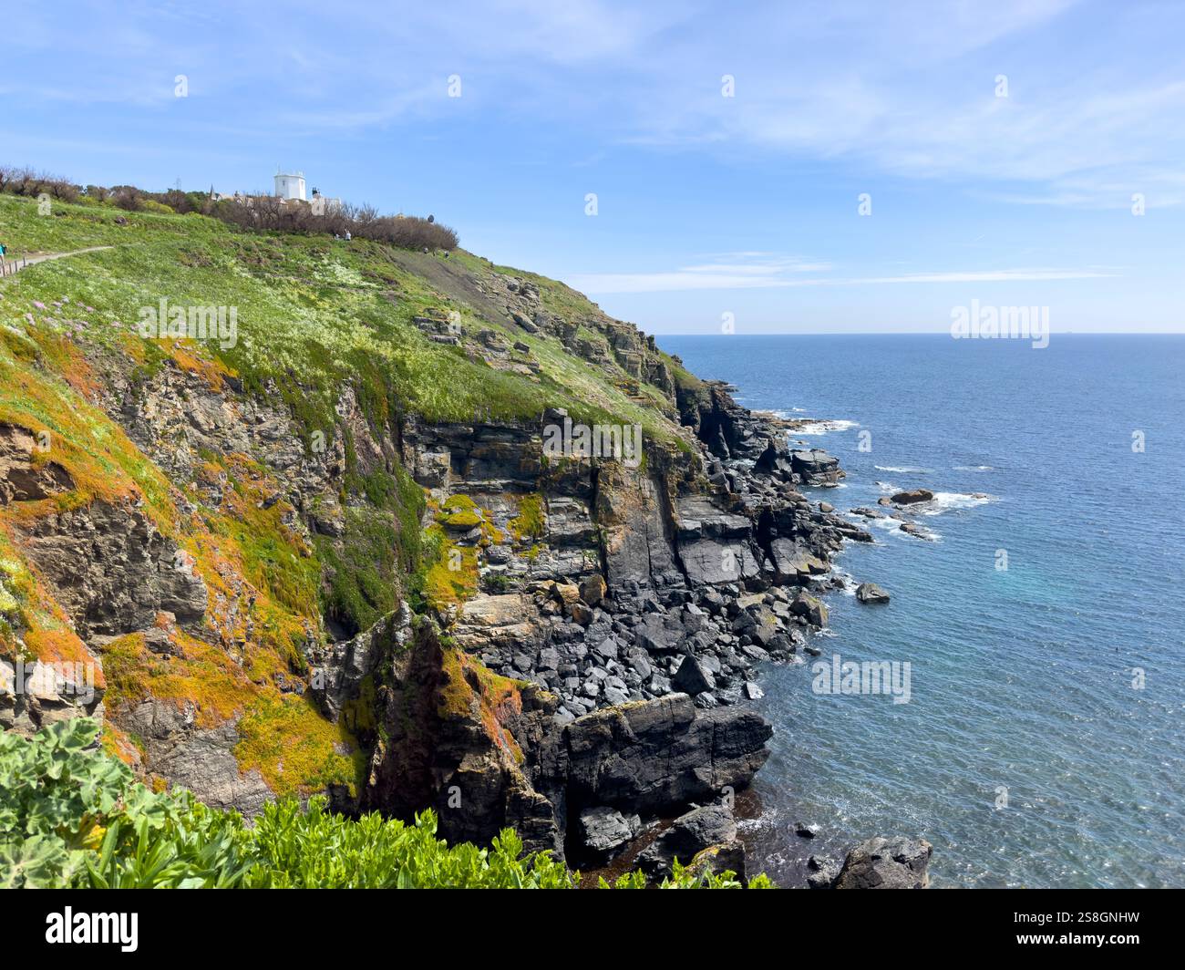 The Lizard Peninsula in Cornwall, UK - Smartphone Captured Stock Image