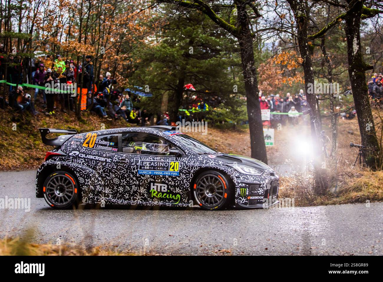20 Oliver SOLBERG, Elliot EDMONDSON, Toyota Yaris Rally2, ambiance ...