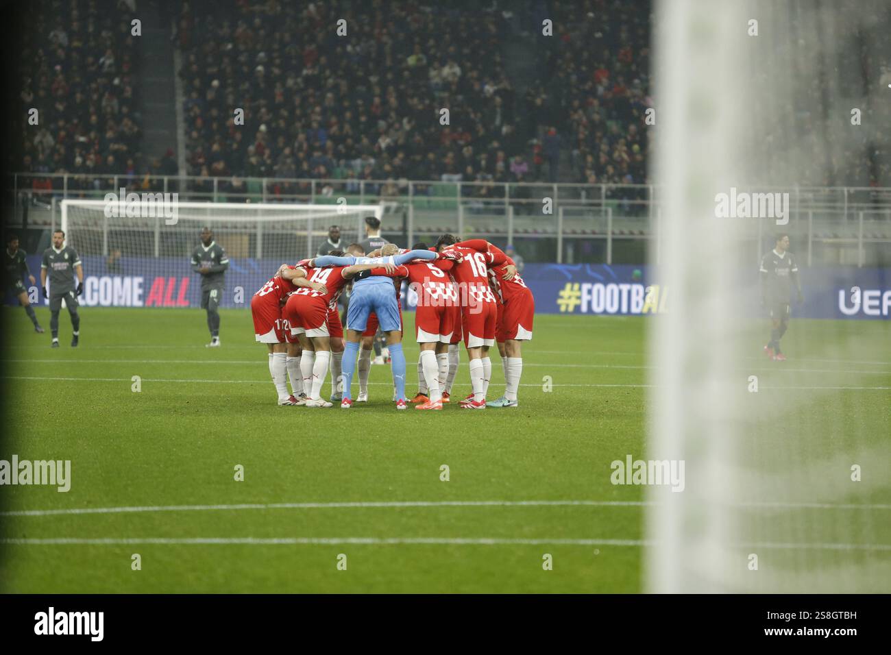 Girone FC players during the Uefa Champions League, 2024/25 season