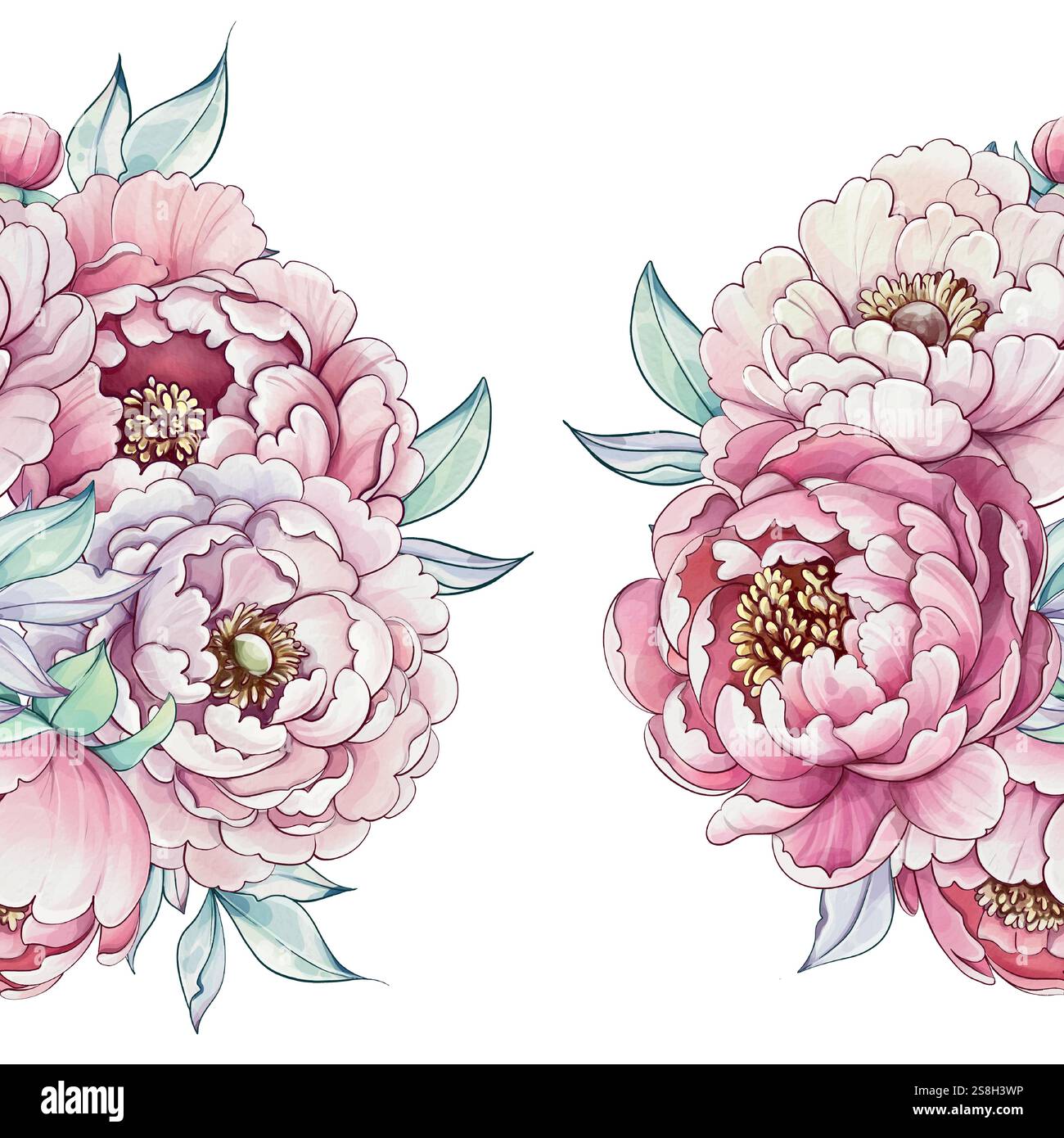 Blossoms in Pink Floral Ensemble main image 1