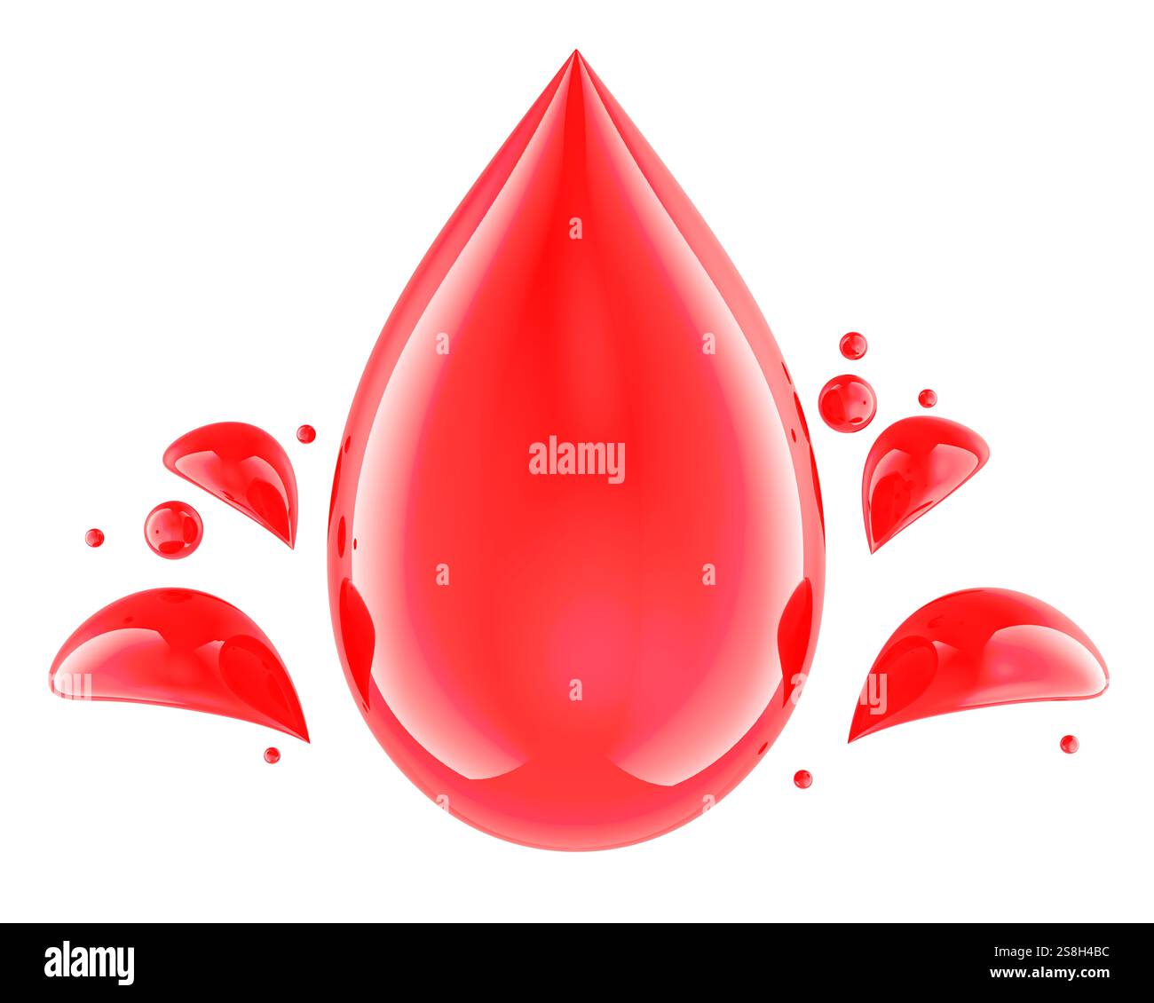Red blood concept drops drip hi-res stock photography and images - Alamy