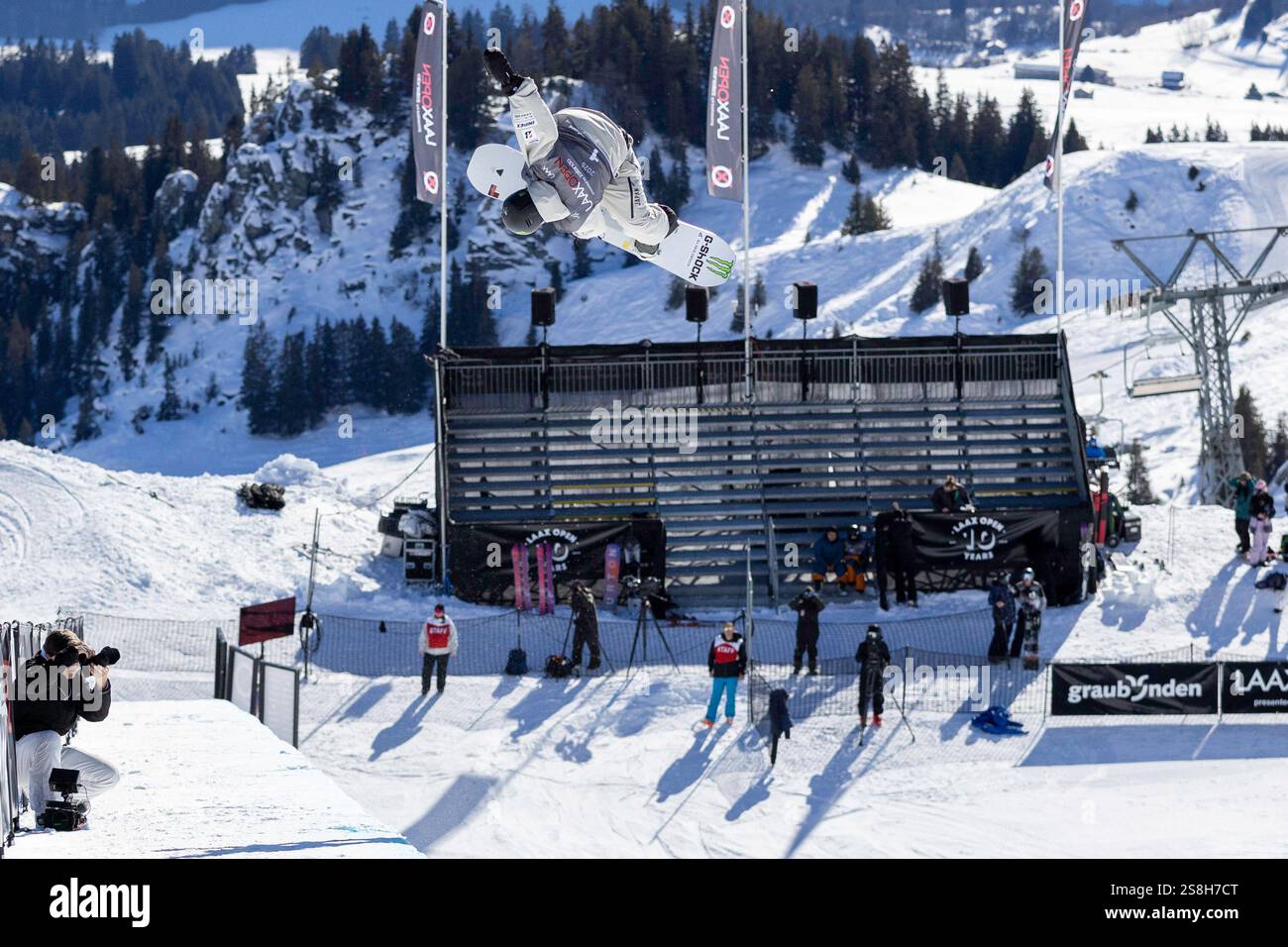 17/01/2025, Laax, Crap Sogn Gion, LAAX Open, Men's Snowboard Halfpipe