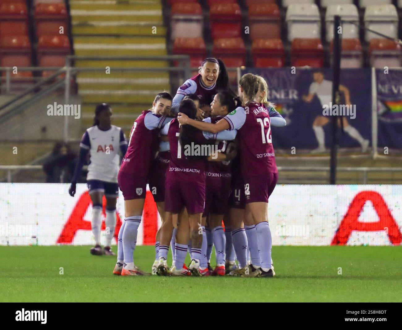 Gaughan Group Stadium, London, 22nd January 2025 Players of West Ham