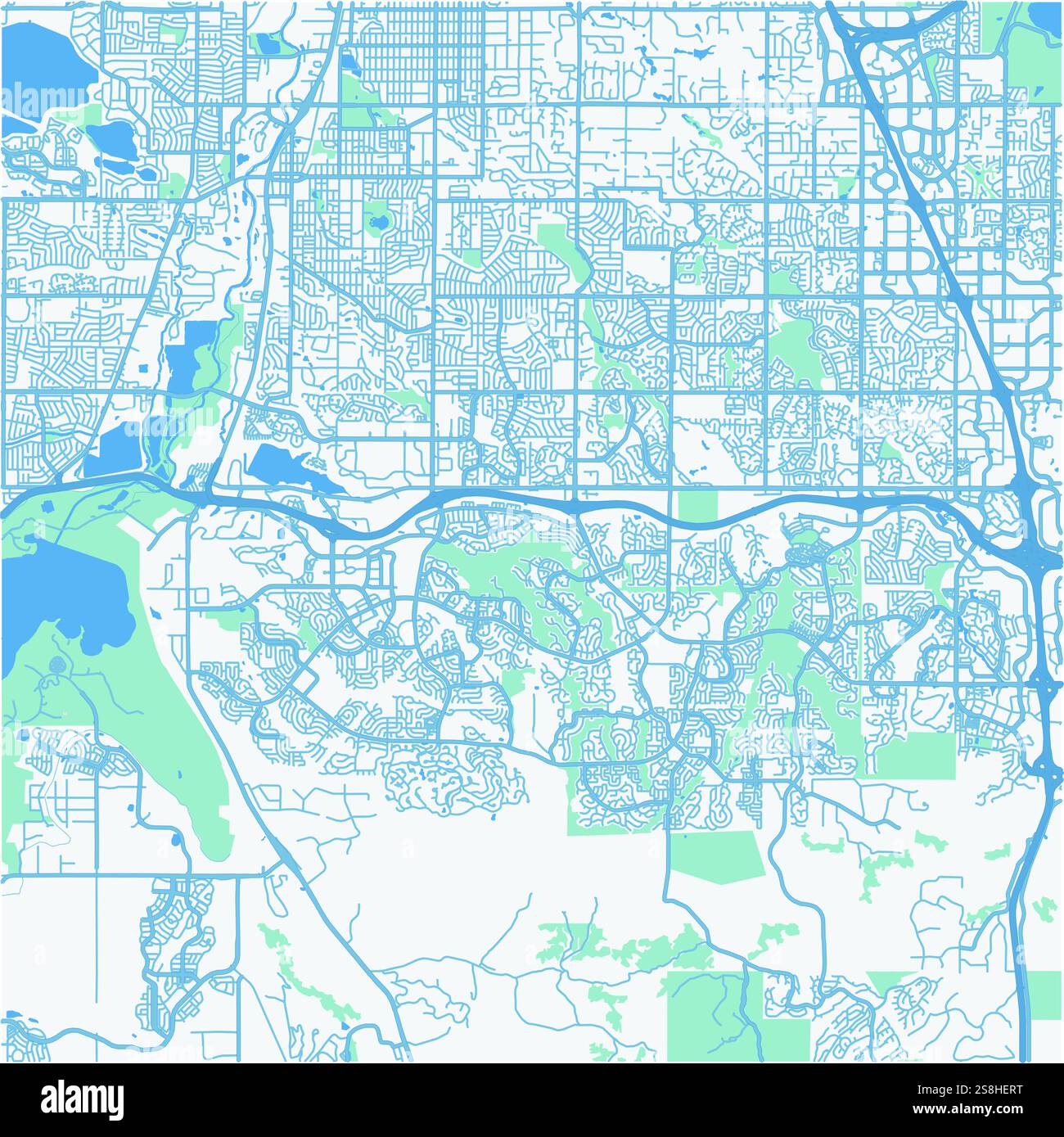Map of highlands ranch hi-res stock photography and images - Alamy