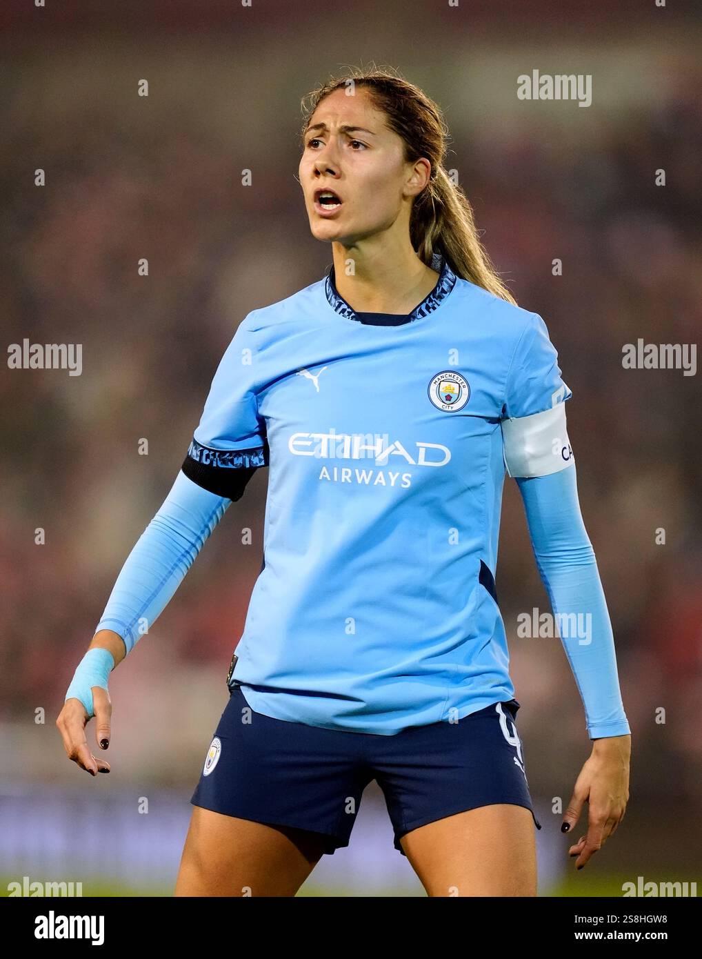 Manchester City's Laia Aleixandri during the Subway Women's League Cup