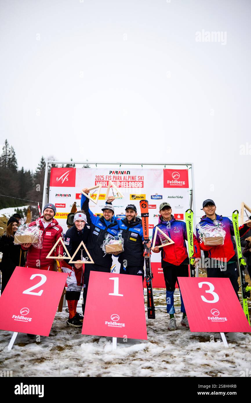 22 January 2025, BadenWürttemberg, Feldberg Alpine skiing FIS Para