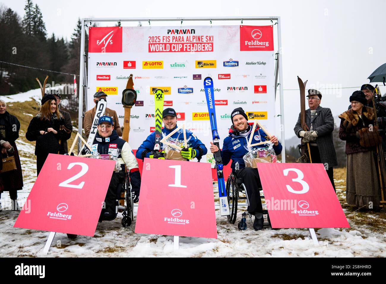 22 January 2025, BadenWürttemberg, Feldberg Alpine skiing FIS Para