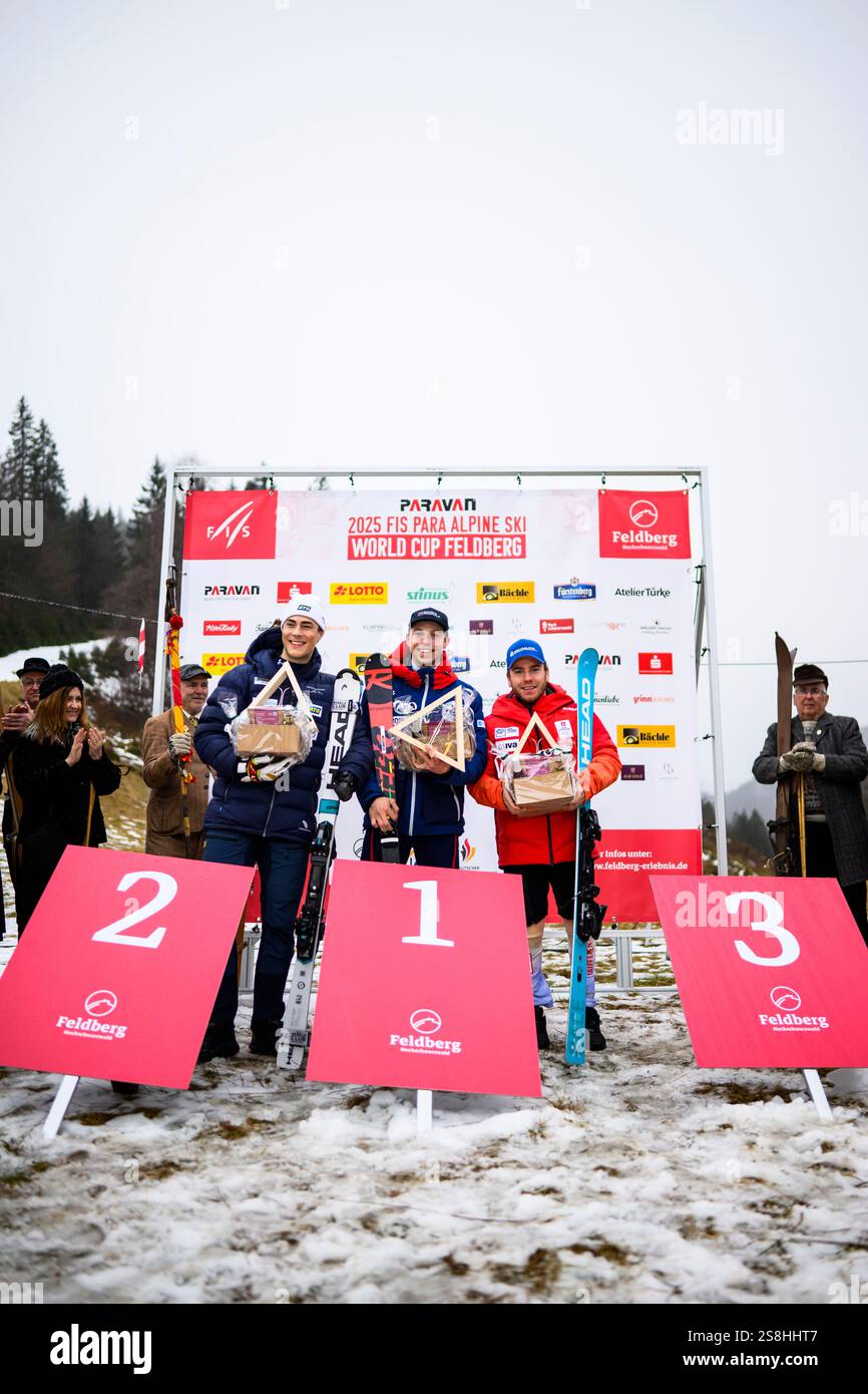 22 January 2025, BadenWürttemberg, Feldberg Alpine skiing FIS Para