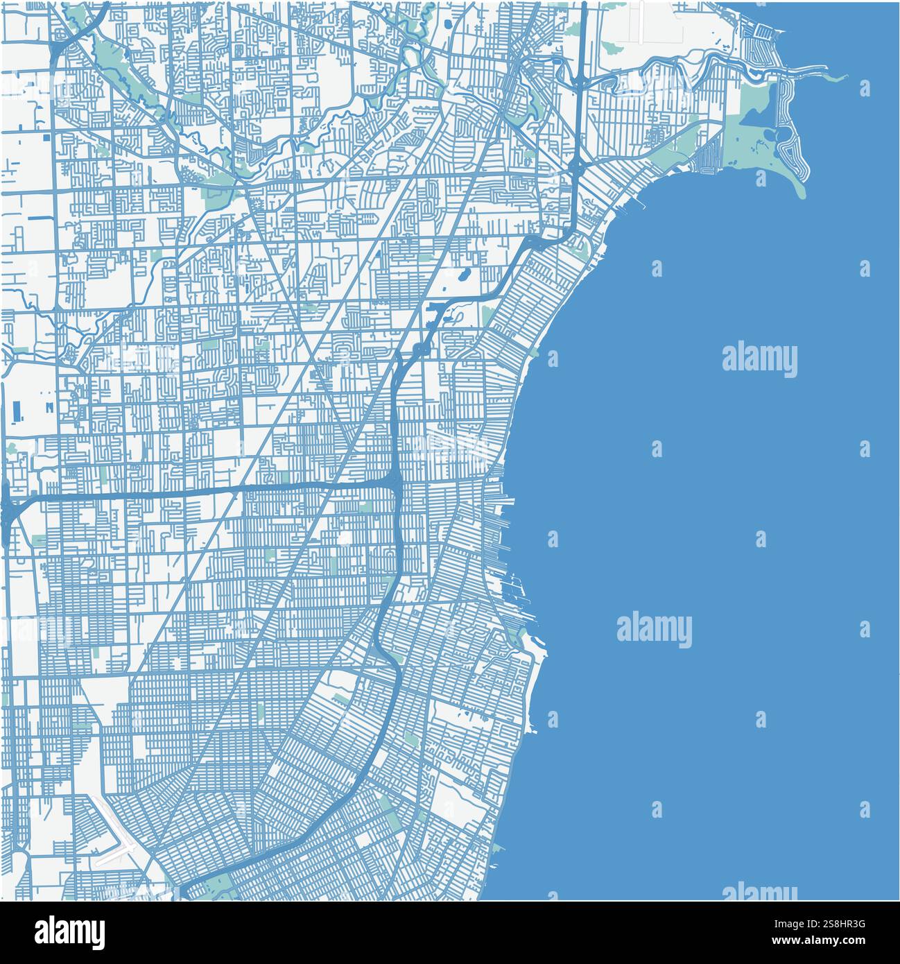 Map of saint clair shores hi-res stock photography and images - Alamy
