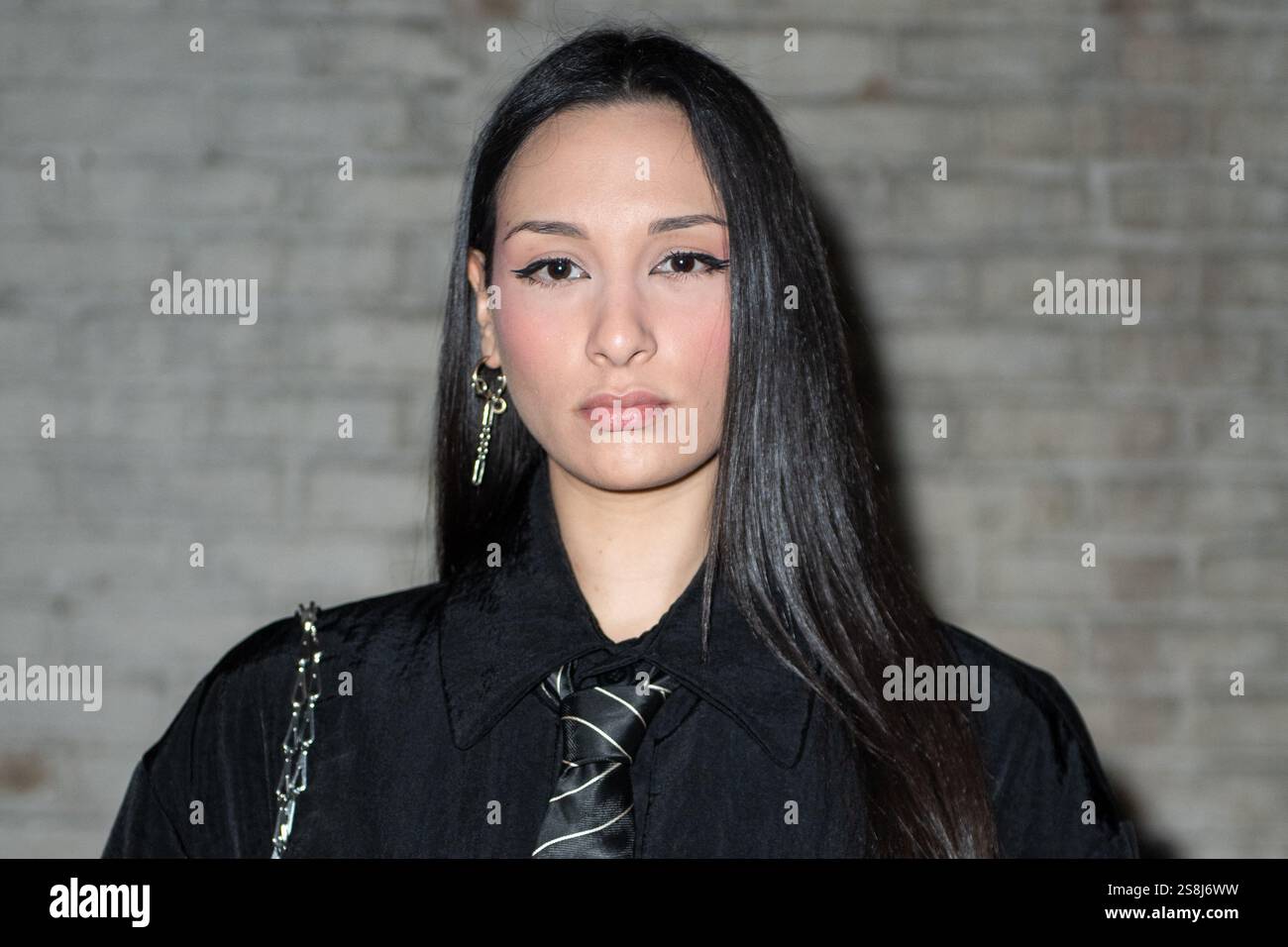 Sonia Chabane attending the LGN Louis Gabriel Nouchi Menswear Fall