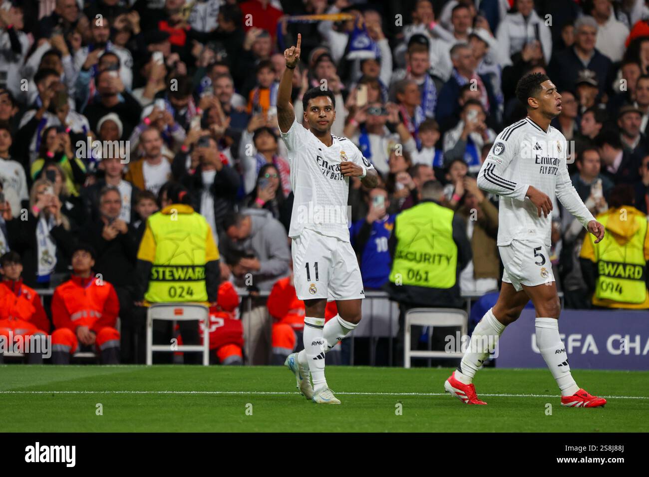 UEFA Champions League matchday 7 between Real Madrid and Salzburg at