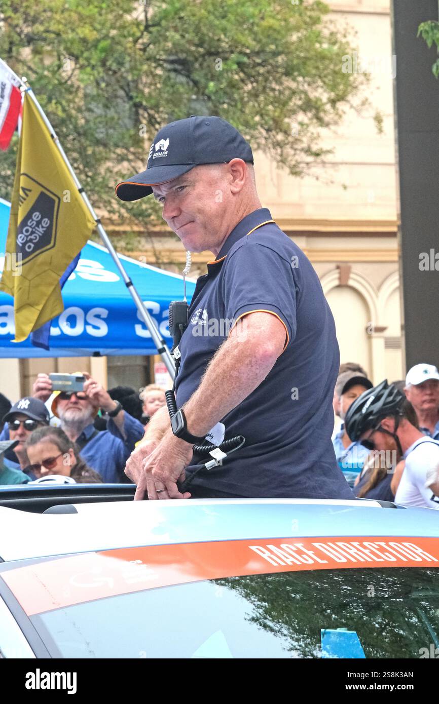 Adelaide Australia. 23/01/2025. Tour Down Under cycling race. Race
